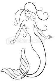 Image Result For Mermaid Tail Drawing Zeemeerminkunst Zeemeerminnen Zeemeermin Silhou