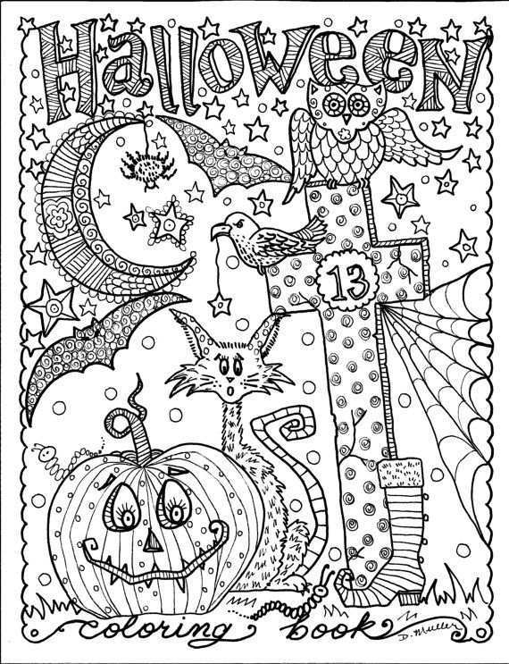 Pin On Halloween Coloring Pictures