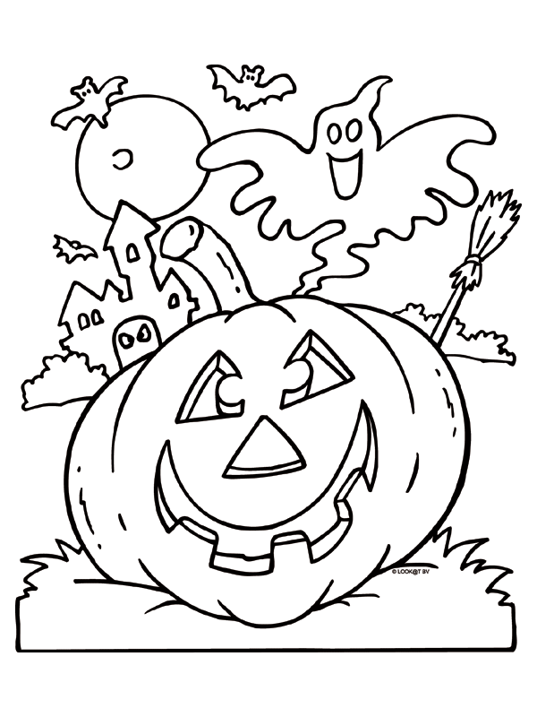 Kleurplaat Griezel Halloween Halloween Coloring Halloween Coloring Pages Halloween Co