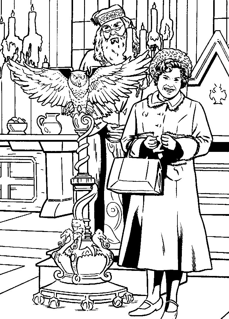 Coloring Page Harry Potter And The Order Of The Phoenix Harry Potter Coloring Pages H