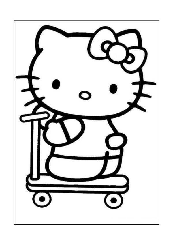 Hello Kitty Kleurplaten Voor Kinderen Kleurplaat En Afdrukken Tekenen Nº 16 Hellokitt