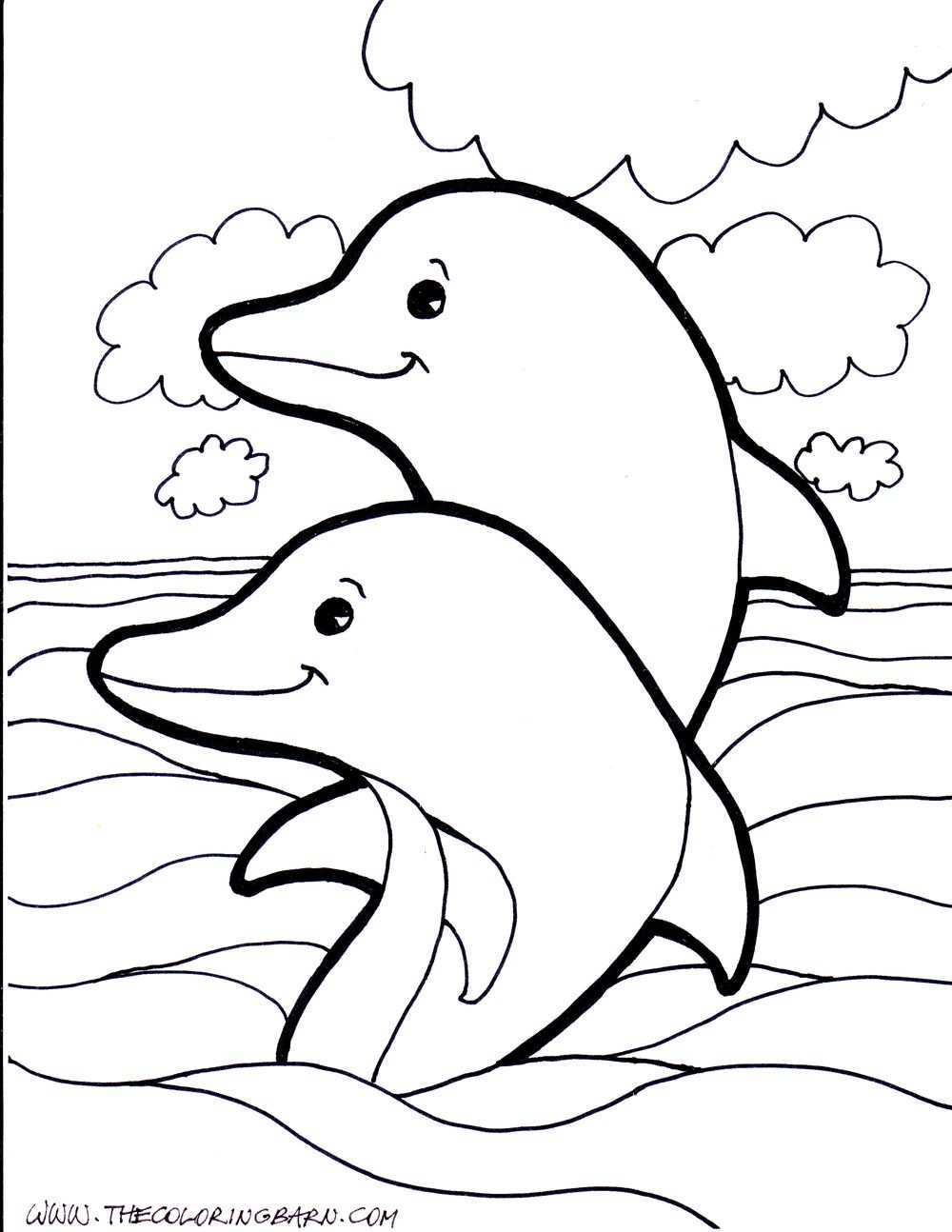 Pin Van Denisa Ruzickova Op Thema Dolfijnen Kleuters Dolphin Tehem Preschool Kleurpla