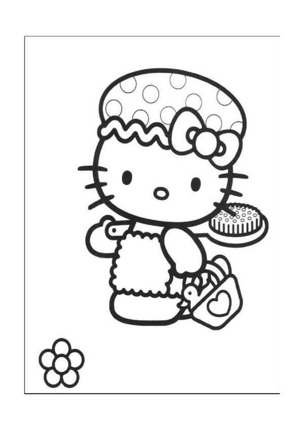 Hello Kitty Kleurplaten Voor Kinderen Kleurplaat En Afdrukken Tekenen Nº 20 Kleurplat
