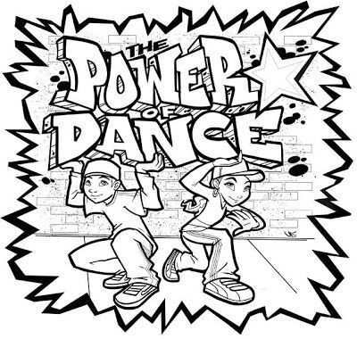 Power Of Dance Coloring Page Dance Coloring Pages Dance Crafts Coloring Pages
