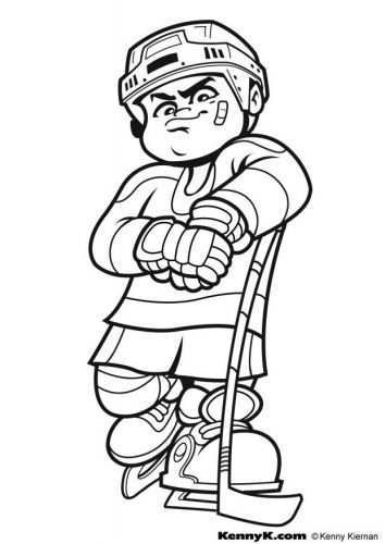 Kleurplaat Hockey Afb 7027 Sports Coloring Pages Hockey Birthday Hockey Pictures