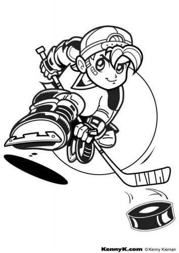 Kleurplaat Hockey Sports Coloring Pages Coloring Pages Winter Coloring Pages