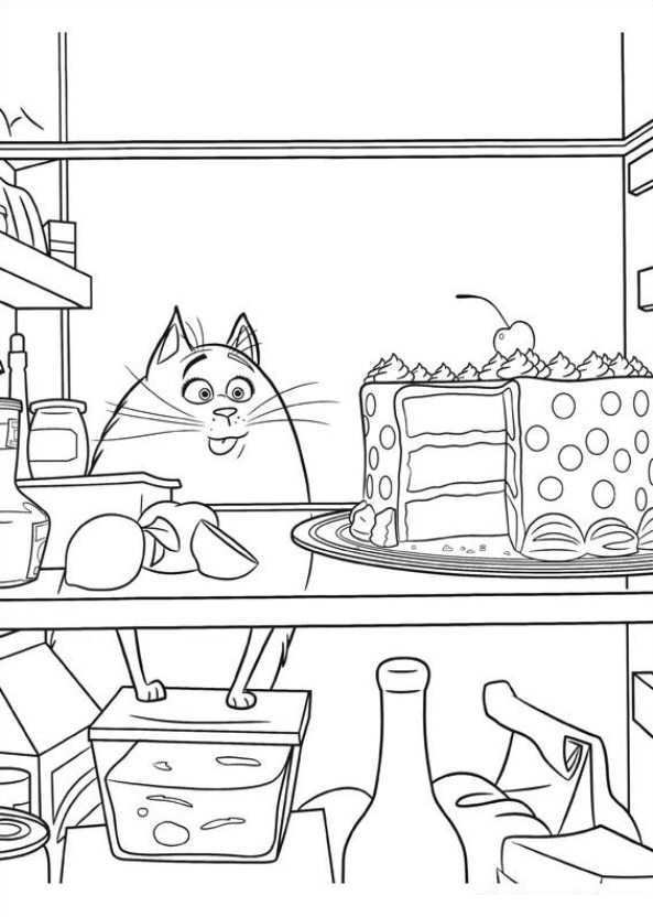 29 Coloring Pages Of Secret Life Of Pets On Kids N Fun Co Uk Op Kids N Fun Vind Je A