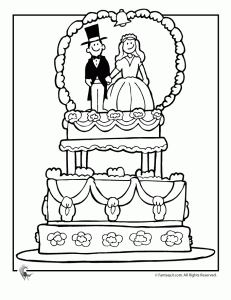 Wedding Coloring Pages Fantasy Jr Kinderen Bruiloftsactiviteiten Bruiloft Activiteite