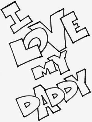 I Love My Daddy Coloring Page Fathers Day Coloring Page Love Coloring Pages I Love My