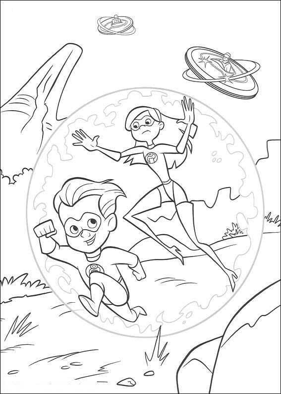 Kids N Fun Coloring Page Incredibles Incredibles Disney Coloring Pages Cool Coloring