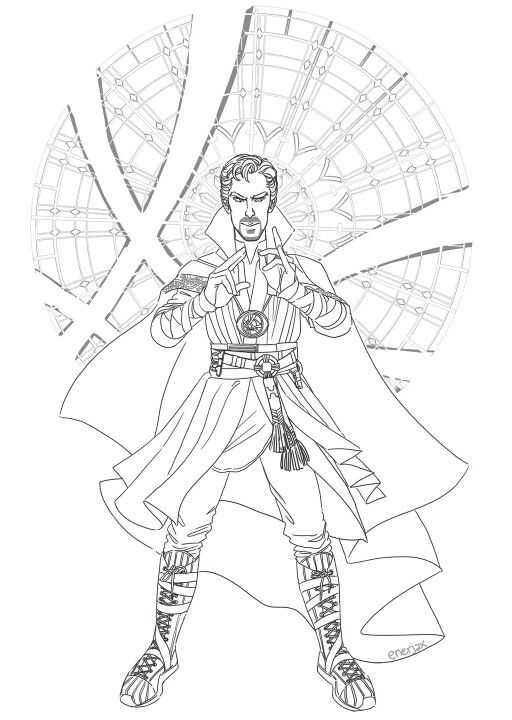 Doctor Strange Infinty War Coloring Page Google Search Marvel Coloring Marvel Drawing