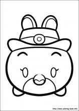 Tsum Tsum Coloring Pages On Coloring Book Info Tsum Tsum Coloring Pages Coloring Page