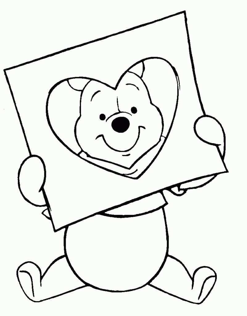 Disney Coloring Pages Valentines Day Coloring Pages Allow Kids To Accompany Thei Vale