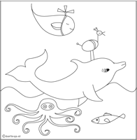 Leuke Kleurplaten En Tekeningen Voor De Kleintjes Kleurplaten Dolfijnen Kleintjes
