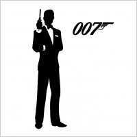 James Bond 007 Silhouette James Bond Tuxedo James Bond 007 James Bond