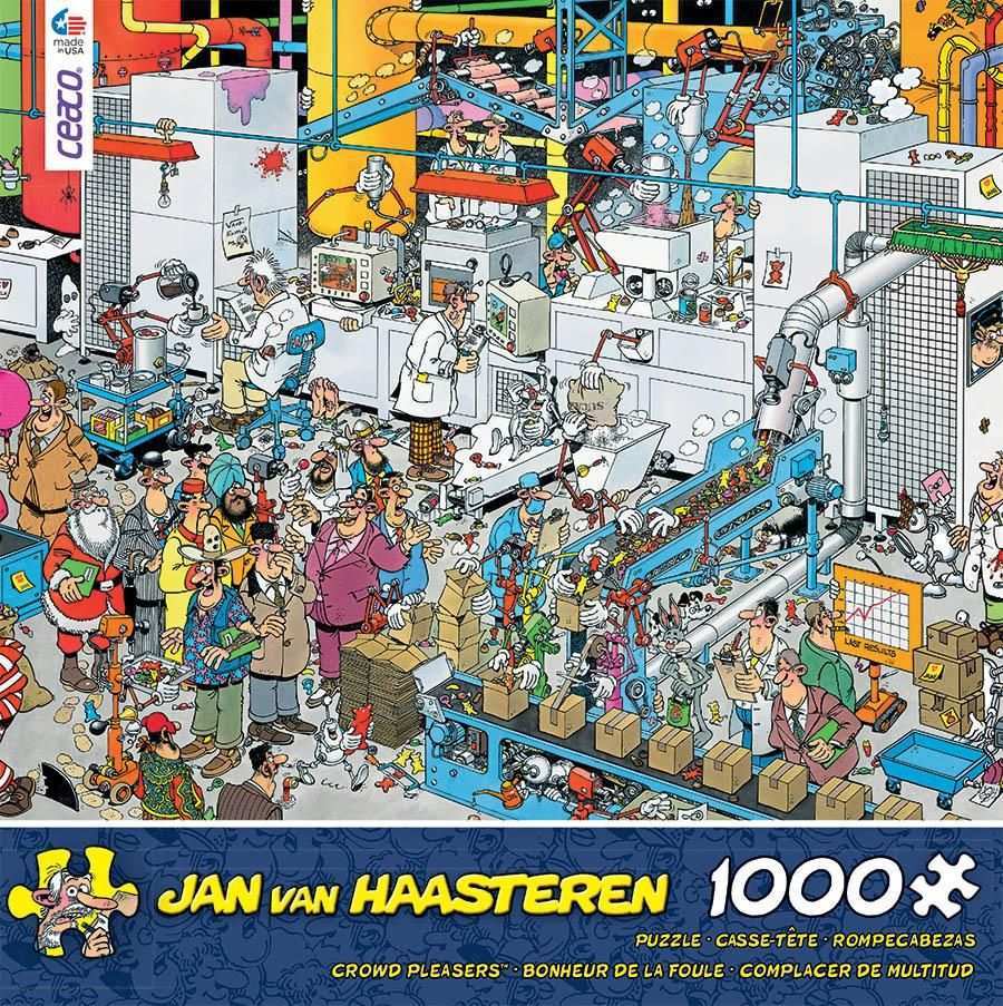 Jan Van Haasteren Candy Factory 1000 Piece Puzzle Jigsaw Puzzles Candy Factory Puzzle