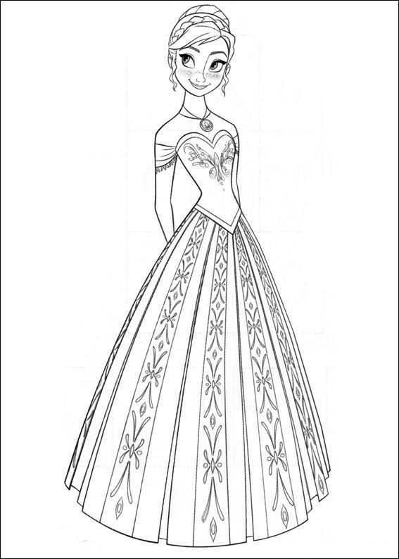 Kids N Fun Coloring Page Frozen Frozen Frozen Kleurplaten Prinses Kleurplaatjes Kleur