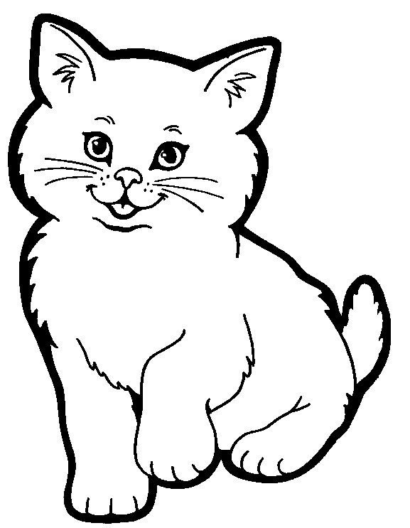 Dieren Kleurplaten Poes Dieren Kleurplaten Dieren Knutselen Kinderen Katten Tekening