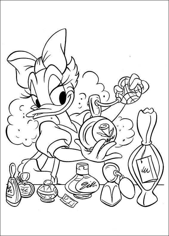 Kids N Fun Coloring Page Daisy Duck Daisy Duck Disney Coloring Pages Free Disney Colo