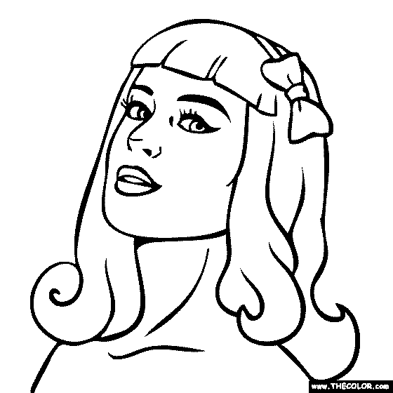Katy Perry Coloring Page Katy Perry Coloring Celebrity Drawings Drawings Coloring Pag