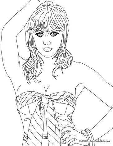 Katy Perry Coloring Page More Katy Perry Content On Hellokids Com Coloring Pages Peop