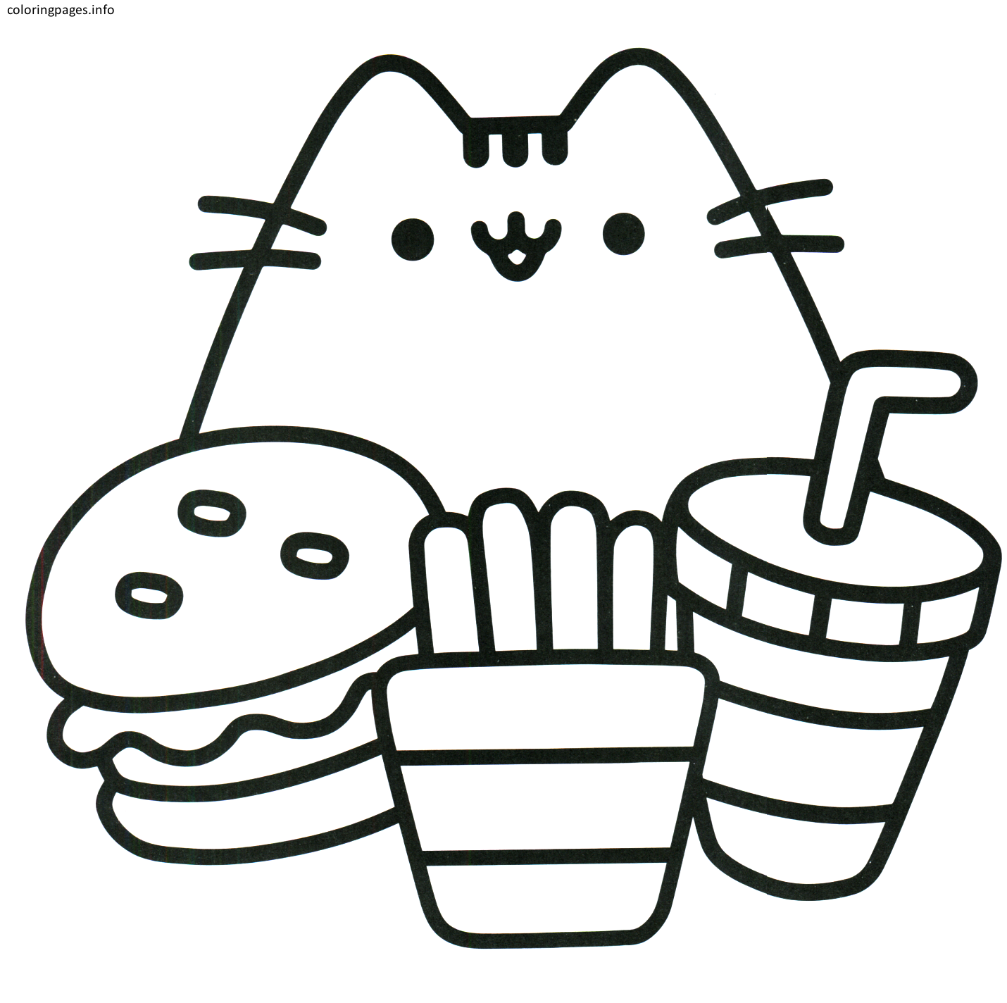 Kawaii Pusheen Cat Coloring Pages Pusheen Coloring Pages Unicorn Coloring Pages Cool