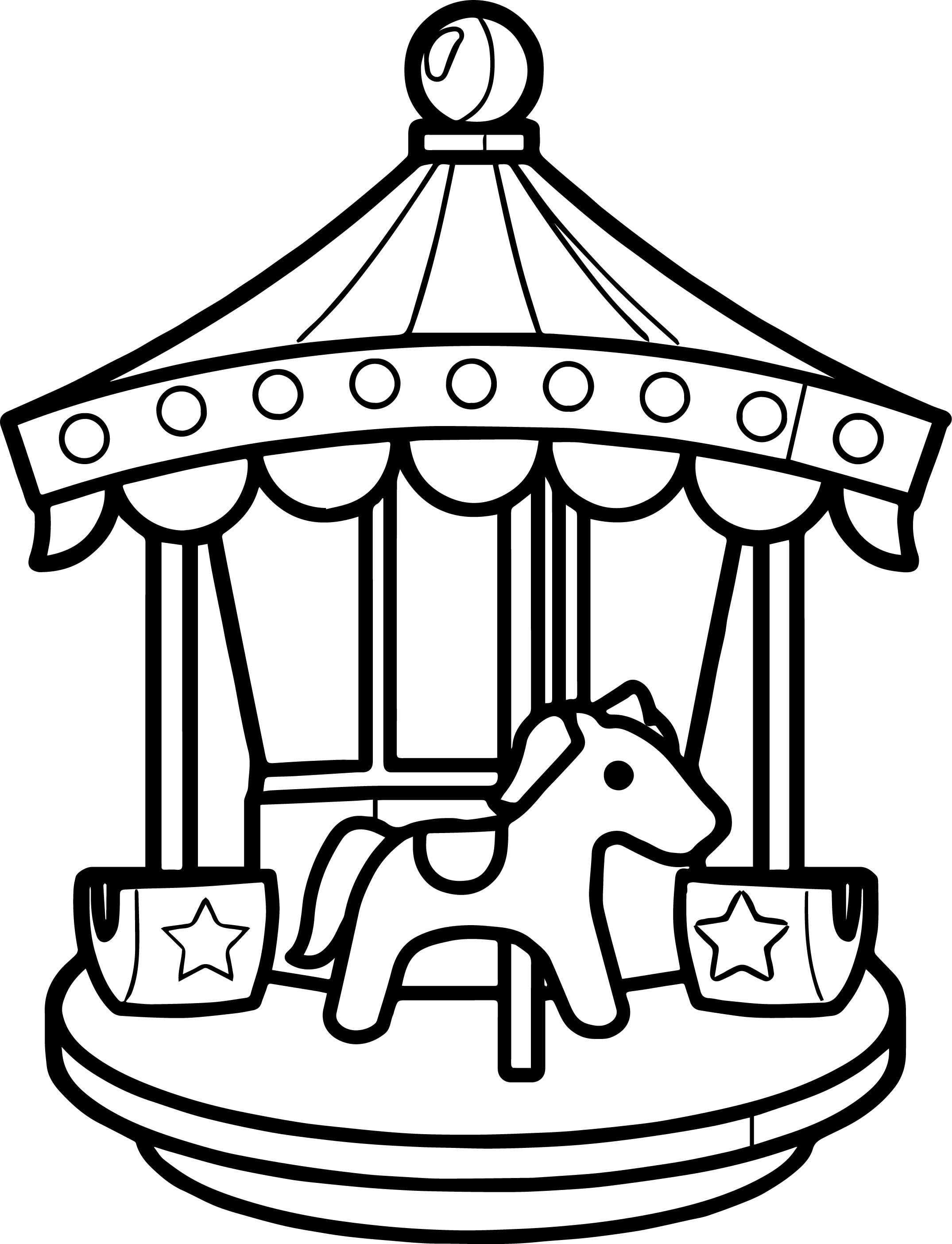 Http Wecoloringpage Com Wp Content Uploads 2017 01 Carousel Coloring Page Jpg Colorin