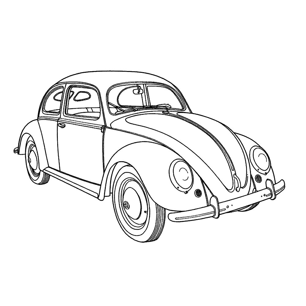 Leuk Voor Kids Auto 0015 Vw Bug Volkswagen Darth