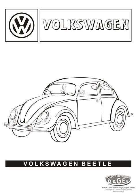 Volkswagen Beetle Free Coloring Pages Volkswagenbeetle Volkswagen Beetle Volkswagen C