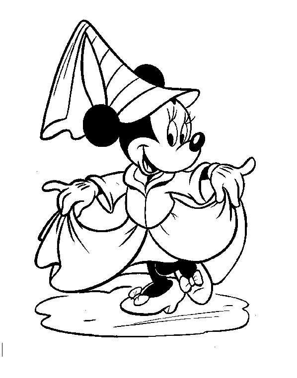 Minnie Als Prinses Kleurplaat Minnie Mouse Coloring Pages Disney Coloring Pages Print