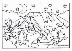 Camping Thema Campingthema Zomer Werkbladen