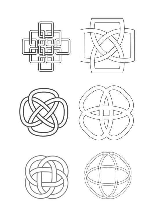 Knopen Keltische Knopen Pyrografie Patronen Keltische Kunst