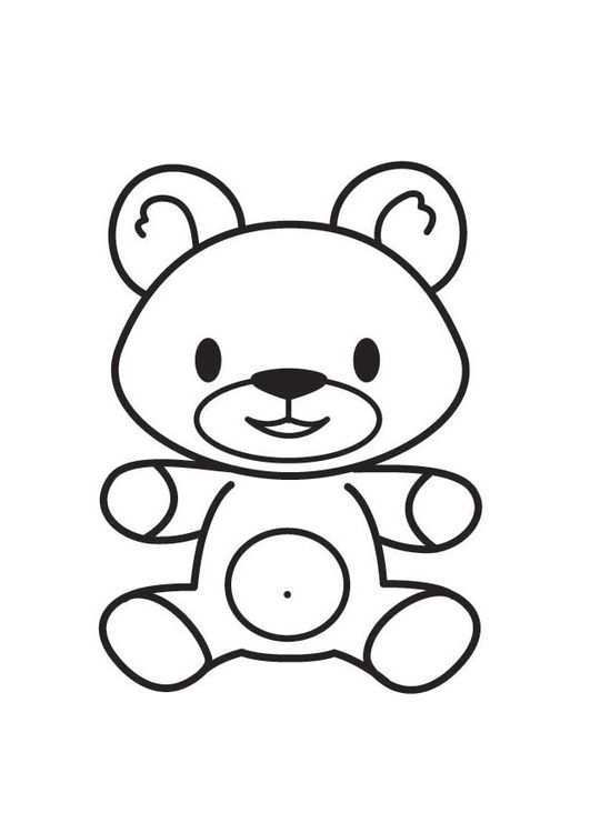 Coloring Page Bear Img 17699 Bear Coloring Pages Coloring Books Teddy Bear Design