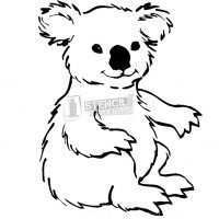 Animal Stencils And Printable Templates Kleurplaten Dieren Koala