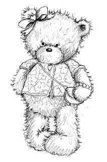 Riscos Graciosos Cute Drawings Riscos De Ursinhos Bears Teddy Bears And Pandas Colori