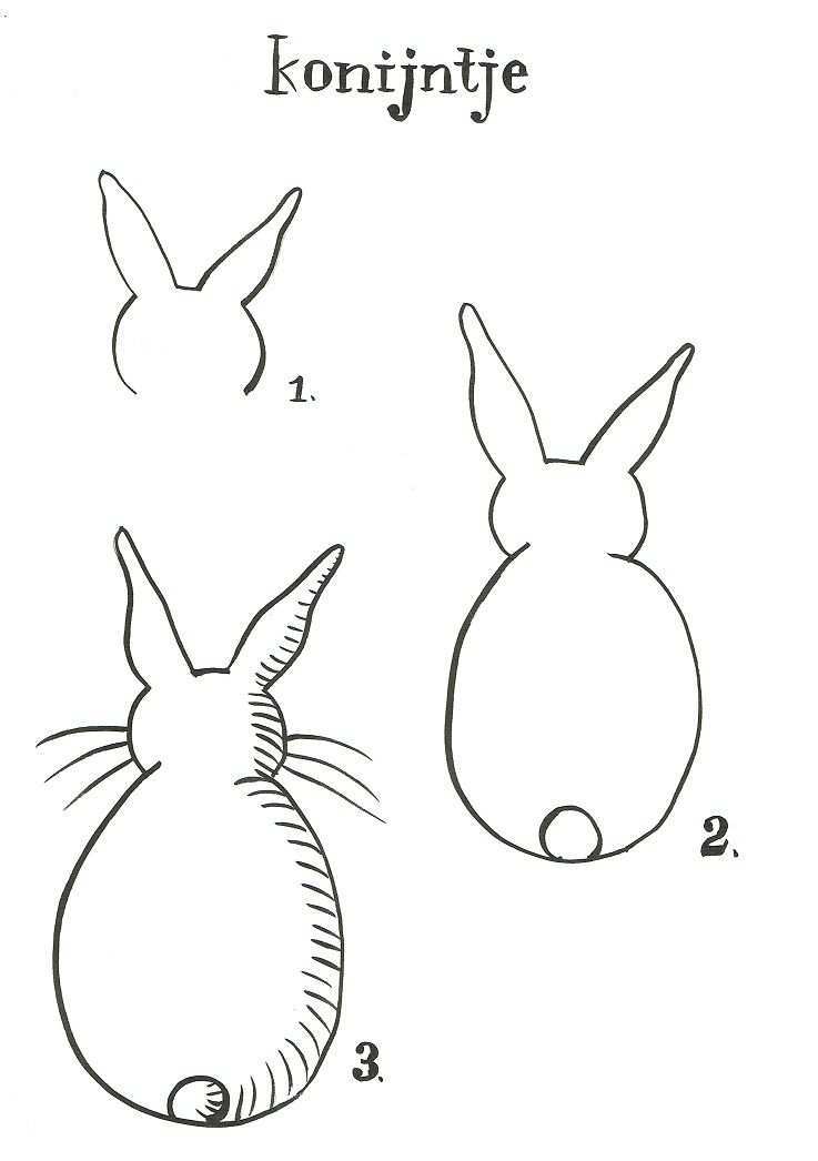 Draw A Rabbit Www Margotverhoeven Nl Tekenen Doodles Schetsen