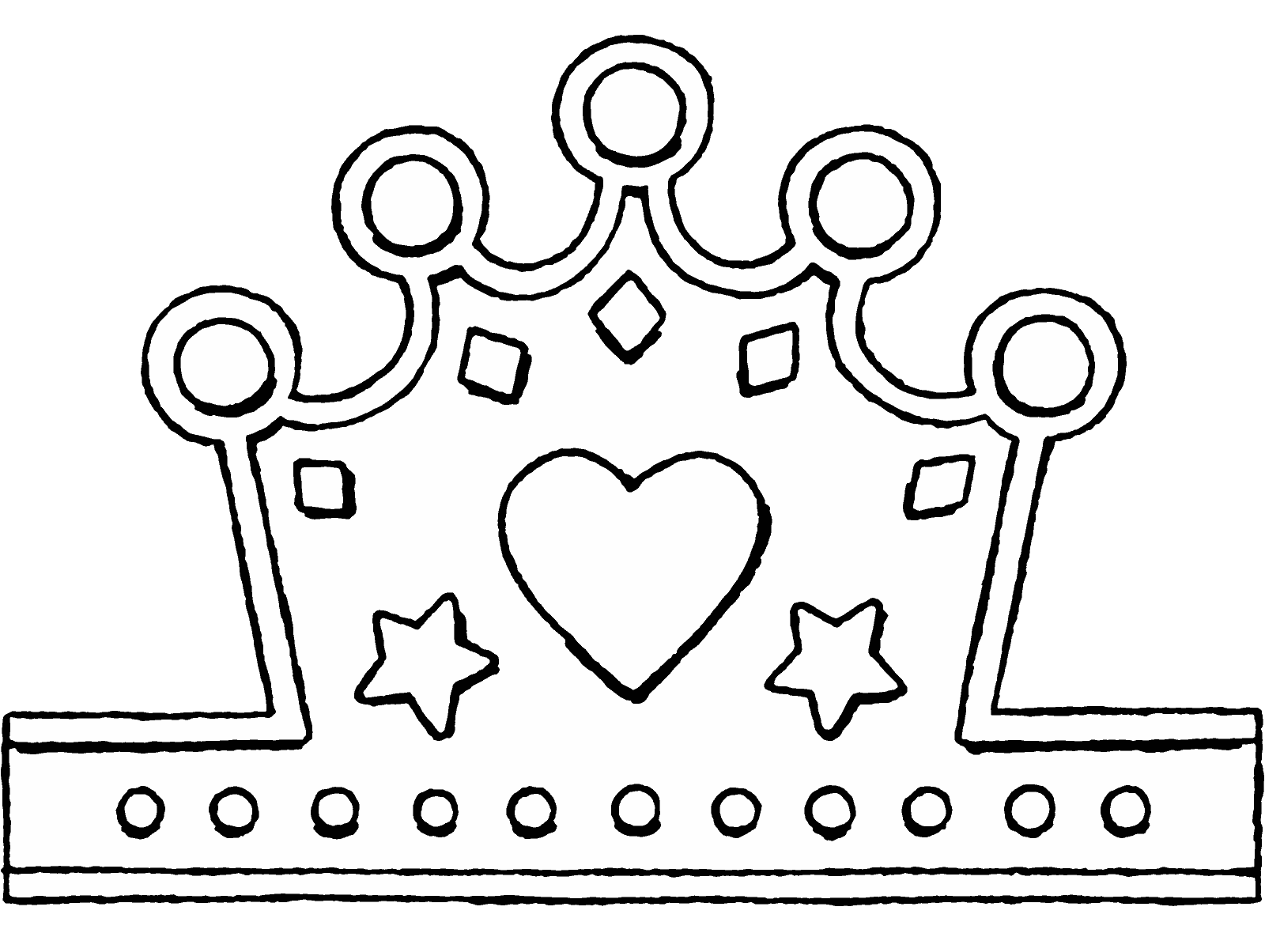 Kroon Knutselen Kleurplaat Kleurprent Tekening 01k Verjaardag Kroon Knutselen Verjaar