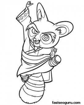 Printable Kung Fu Panda Master Shifu Coloring Pages Printable Coloring Pages For Kids