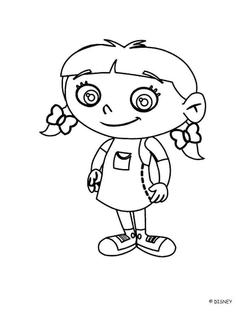 Annie From Little Einsteins Little Einsteins Princess Coloring Pages Coloring Pages