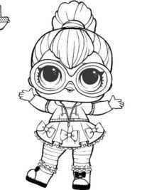 Lol Suprise Doll Coloring Pages Free Printable Lol Dolls Colouring Pages Coloring Pag