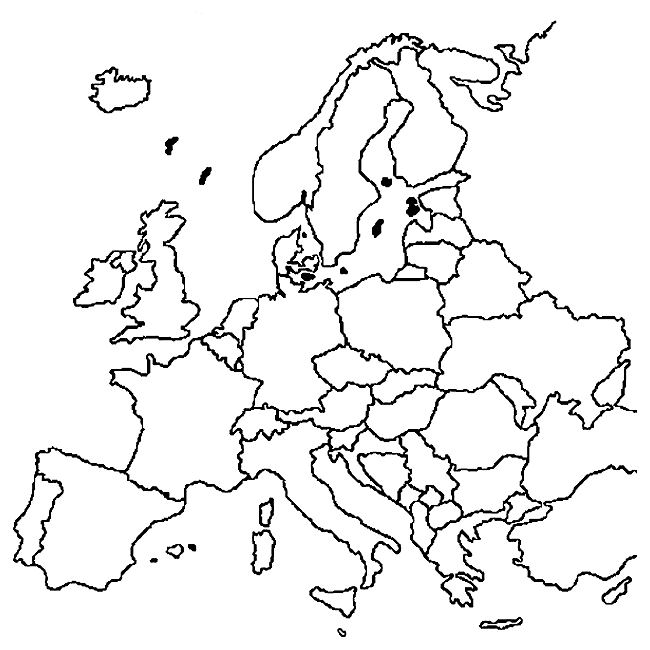 Landen Van Europa Kinder Kleurplaten Europa Aardrijkskunde Plakboeken Ideeen