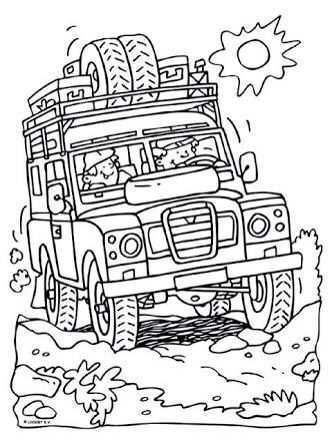 Series Land Rover Colouring Pages Land Rover Defender