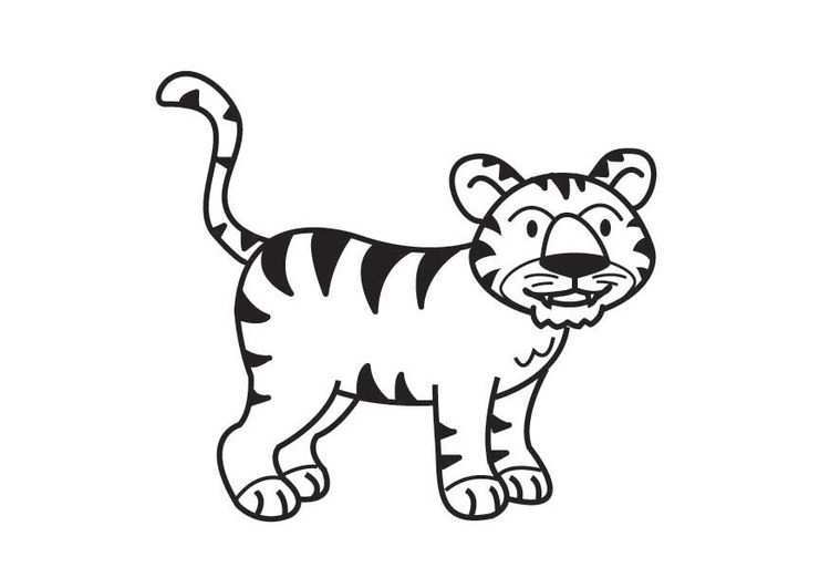 Coloring Page Tiger Img 17910 Tiger Coloring Pages Animals