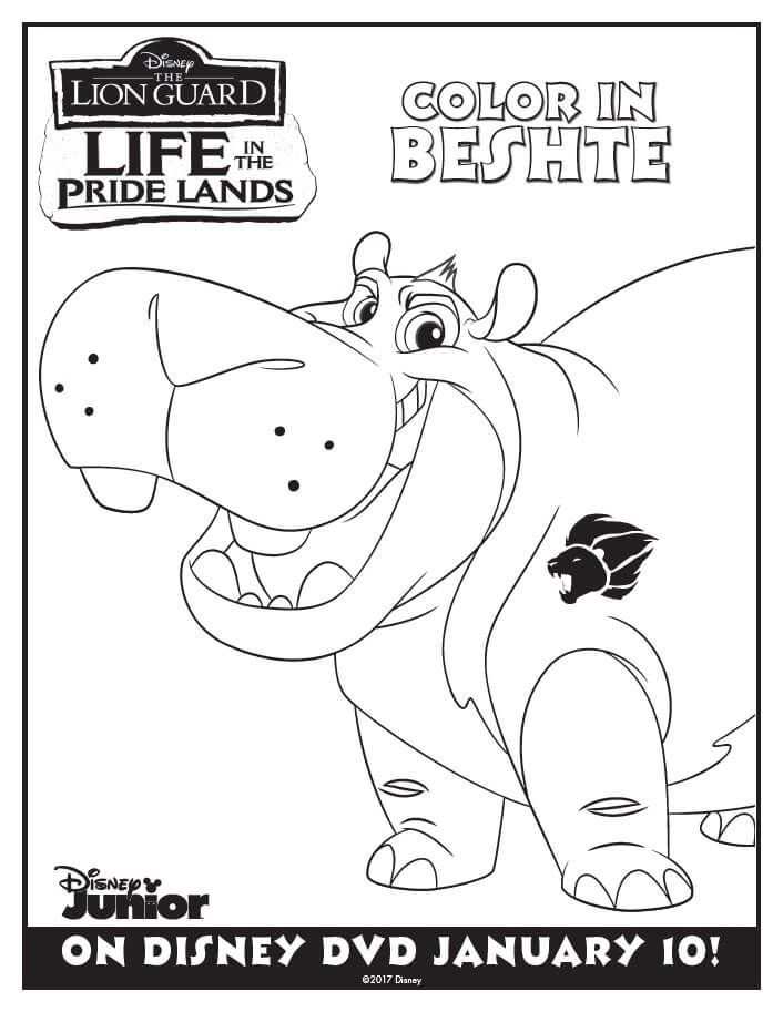 The Lion Guard Coloring Pages Activity Sheets Life In The Pride Lands Lion Guard Coloring Books Coloring Pages