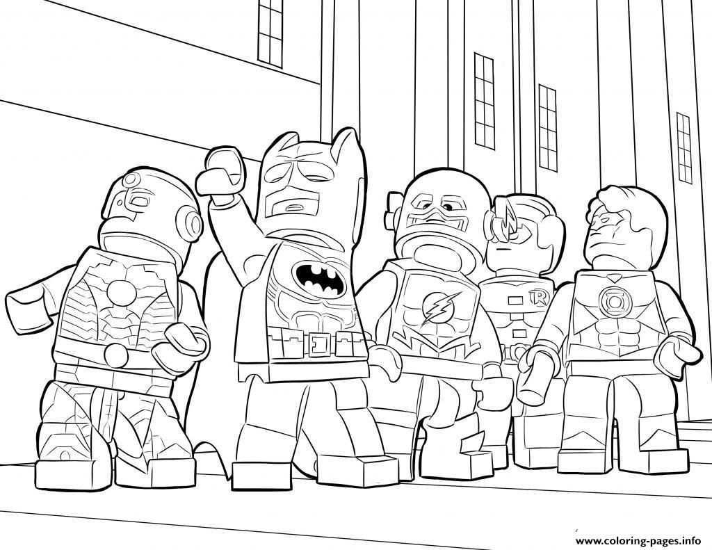 Lego Batman Ironman Flash Coloring Pages Printable And Lego Marvel Kleurplaten Lego