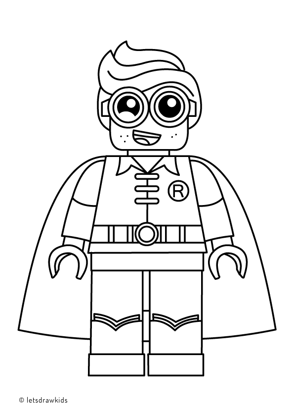 Lego Batman And Robin Coloring Page Google Search Lego Coloring Pages Lego Batman Bir