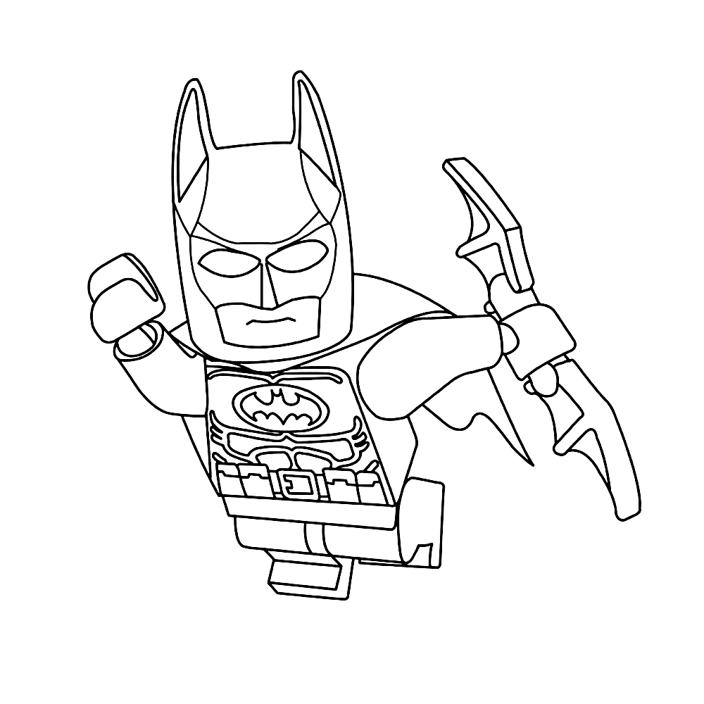 Leuk Voor Kids Batman De Aanval Lego Batman Batman Lego Kleurplaten