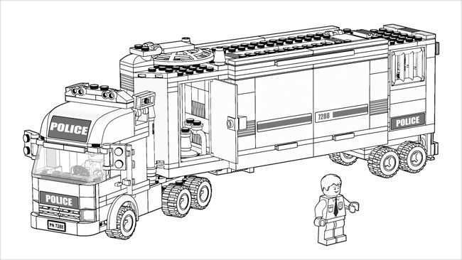 Lego Com City Downloads Coloring Pages Coloring Pages 7288 Lego Coloring Pages Lego C