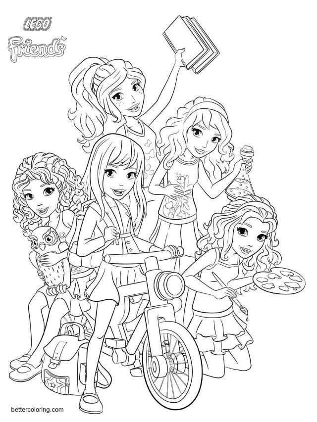 25 Brilliant Image Of Lego Friends Coloring Pages Lego Friends Coloring Pages Characters From Lego Friends Coloring Pages Maleboger Bornekreativitet Broderi