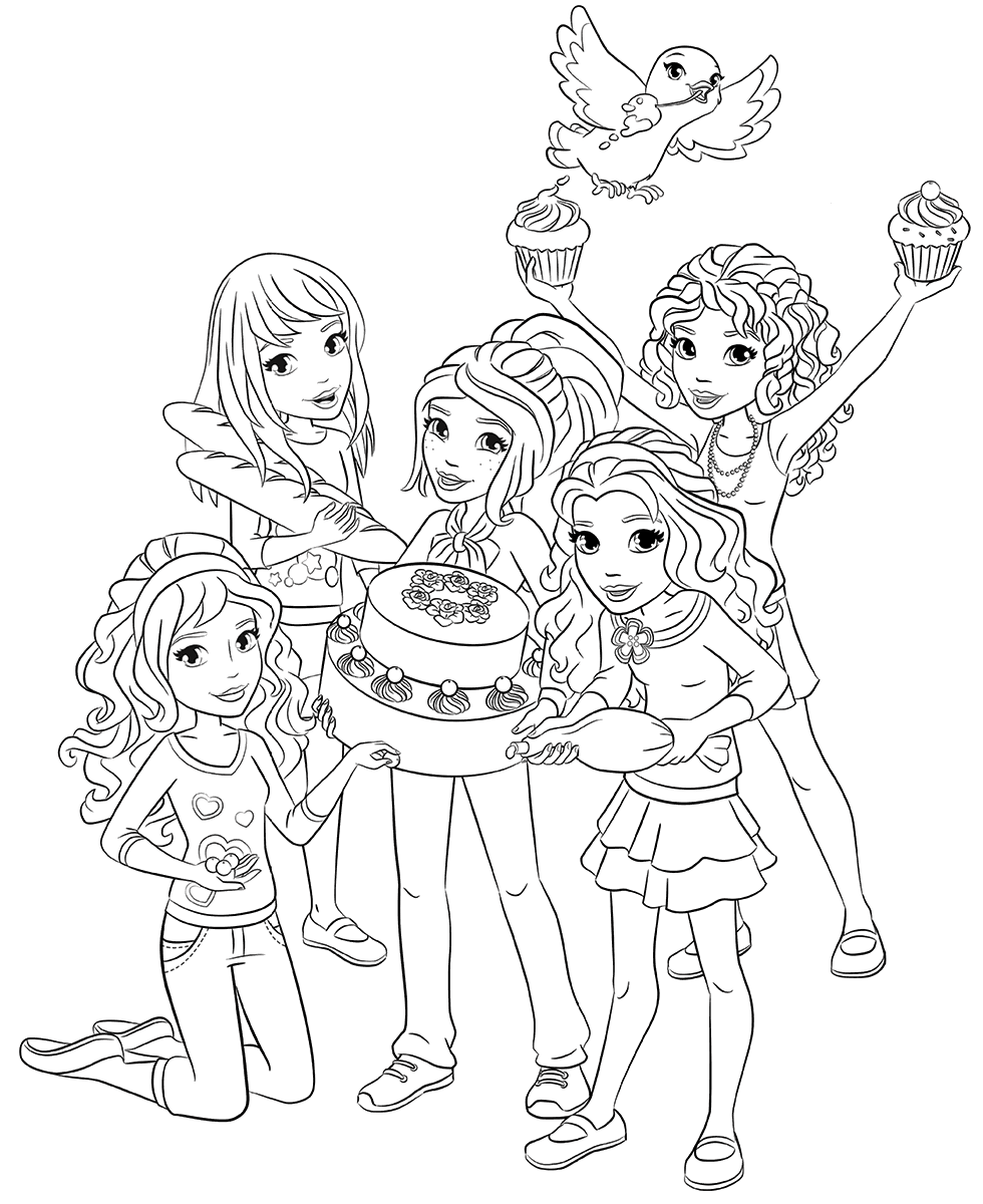 Lego Friends Coloring Pages Best Coloring Pages For Kids Lego Coloring Lego Friends B